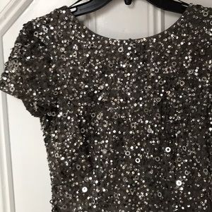 Adrianna Papell sparkly sequined dress